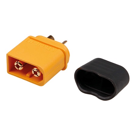 Robbe Confezione 5 connettori XT60 Maschio con cover - 40052